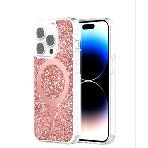 kate spade Sparkling Rose Gold iPhone Case